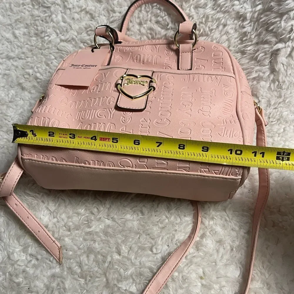 NWT Juicy Couture dusty blush addicted to love  Synthetic satchel/crossbody bag